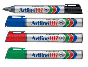 טוש לא מחיק ארטליין 107 - צבעים לבחירה Artline
