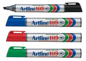 טוש לא מחיק ארטליין 109 - צבעים לבחירה Artline