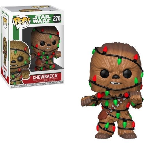 בובת פופ: Star Wars Chewie w/Lights מלחמת הכוכבים צ'ובקה עם שרשרת אורות