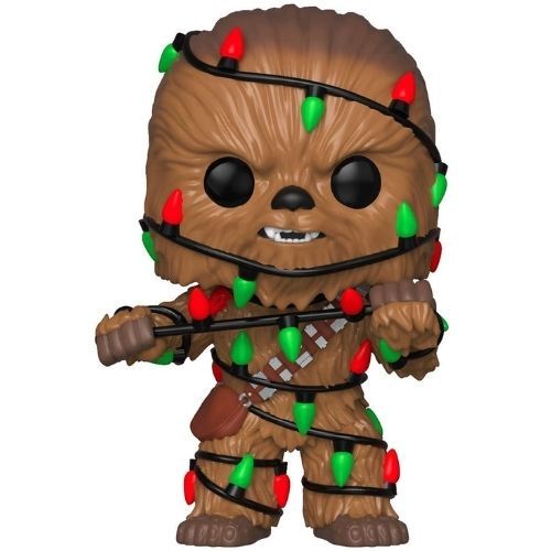 בובת פופ: Star Wars Chewie w/Lights מלחמת הכוכבים צ'ובקה עם שרשרת אורות