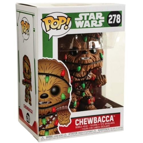 בובת פופ: Star Wars Chewie w/Lights מלחמת הכוכבים צ'ובקה עם שרשרת אורות