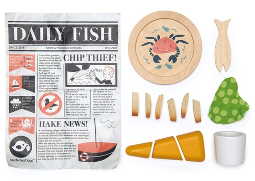 ארוחת פיש אנד צ'יפס למשחקי דמיון 14 חלקים