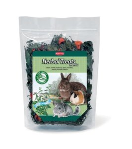HERBAL TREATS MENTA מזון משלים לארנבים ננסיים, שרקנים וצ'ינצ'ילות פדובן