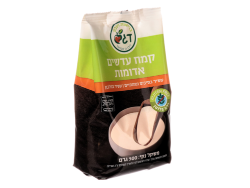 קמח עדשים אדומות 500 גרם - דגש