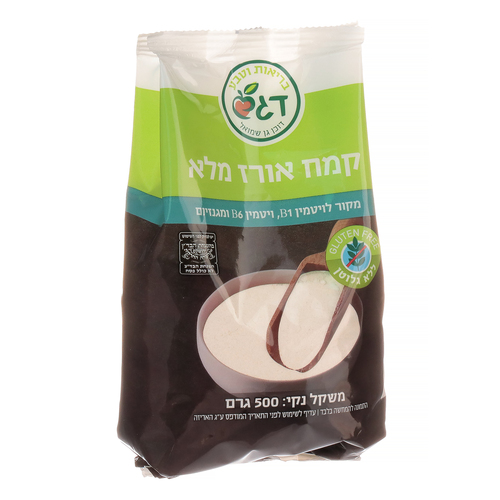 קמח אורז מלא 500 גרם - דגש