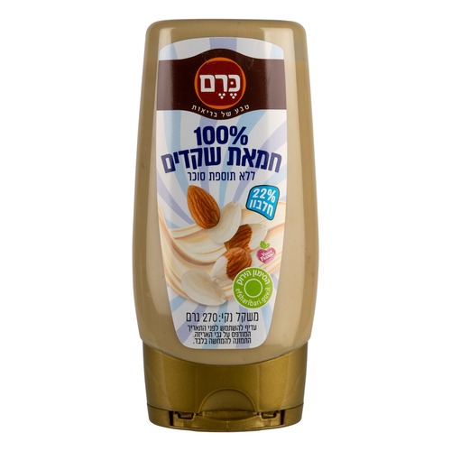 ממרח שקדים לחיץ