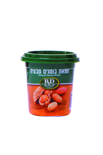 חמאת בוטנים טבעית 350 גרם-B&D