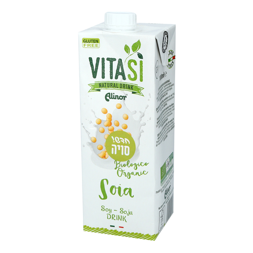 משקה סויה אורגני 1 ליטר - VITASI