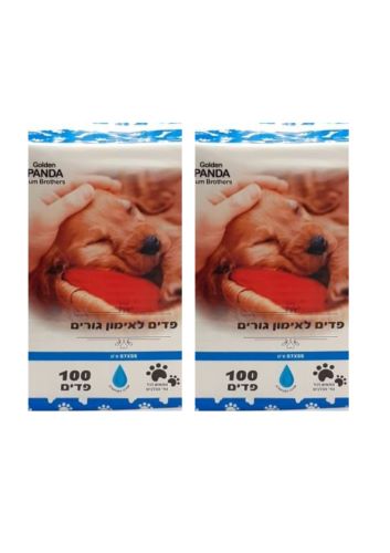 2 יח' גולדן פנדה פדים לאימון גורי כלבים - פטשופ חנות חיות