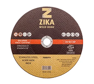 דיסק פלקס חיתוך לנירוסטה 25 יחידות ZIKA 4.5X3.2