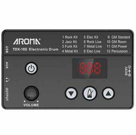 מערכת תופים אלקטרונית TDX-16S מבית Aroma