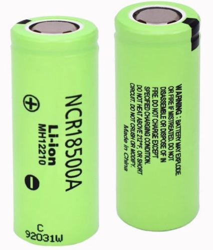 סוללה ליתיום נטענת 18500 2040MaH 3.7V