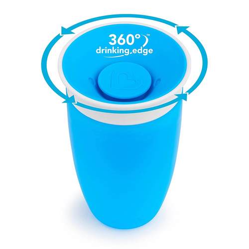 זוג כוסות הפלא 360° כחול/ירוק בנפח 296 מ