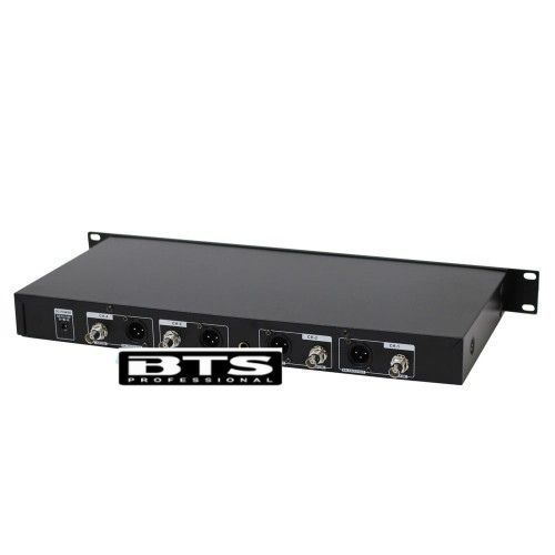 סט של 4 מיקרופונים אלחוטיים BTS UHF