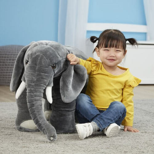 בובת פרווה גדולה פיל MELISSA&DOUG