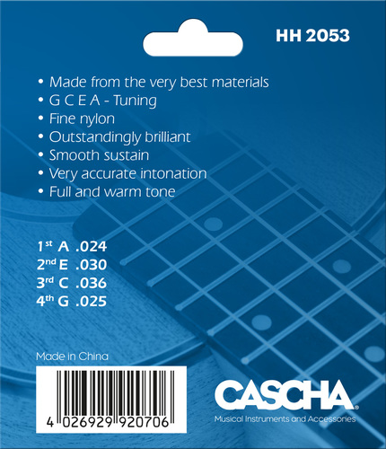 סט מיתרים ליוקללה סופרן CASCHA HH2053