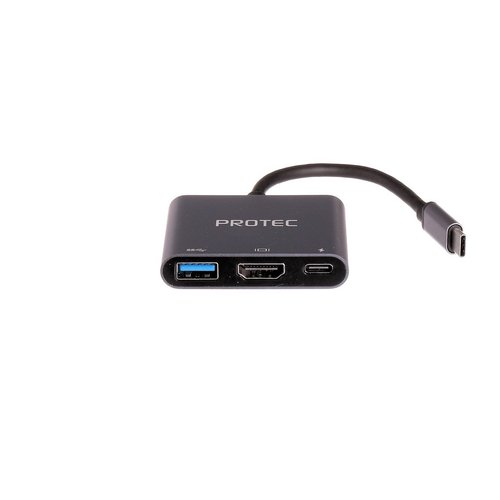 מולטיפורט Protec DM117 USB-C קומפקטי