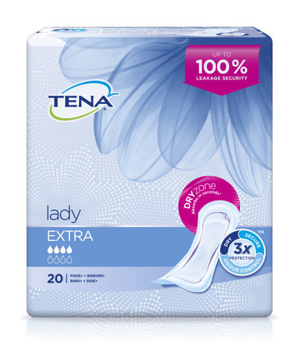 תחבושות ספיגה Lady Extra מבית חברת Tena