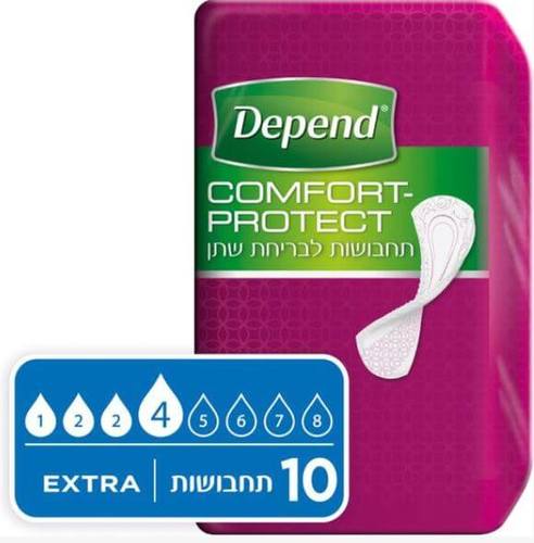 תחבושות ספיגה Extra לאישה - מבית חברת Depend