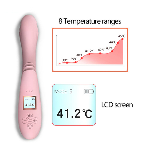ויברטור מתחמם עם צג 