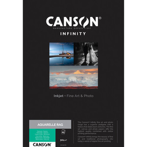 נייר הדפסה Canson Infinity Aquarelle Rag A2 310g