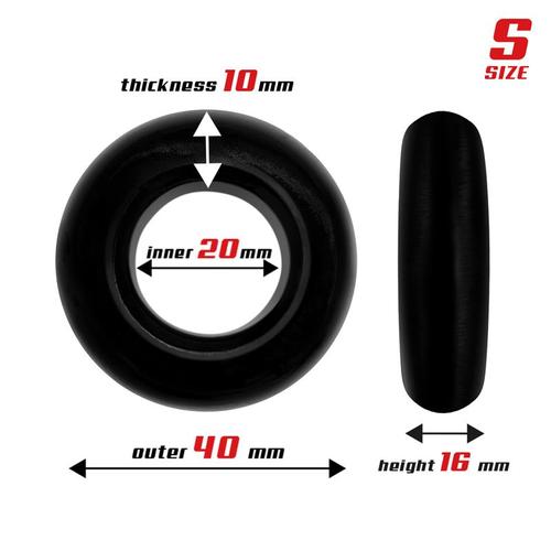 סט טבעות זקפה בקטרים שונים Set of 3 Penis Ring 3 