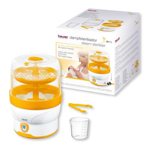 סטריליזטור בקבוקי תינוק חשמלי מהיר עם צד דיגיטאלי לסיום הפעולה