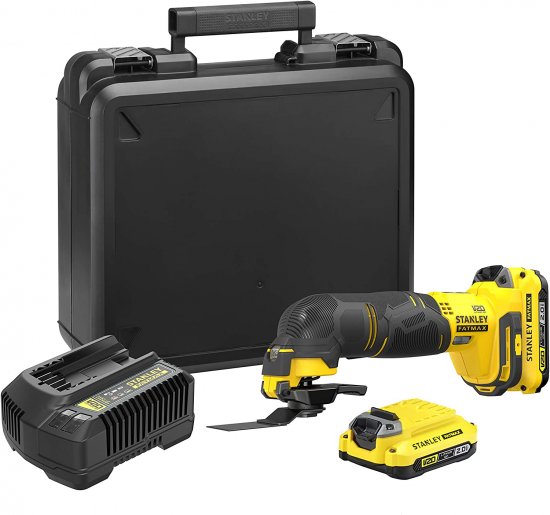 מולטיטול נטען Stanley FatMax SFMCE500D2K-QW 18V + מזוודה + 2 סוללות 2Ah + מטען