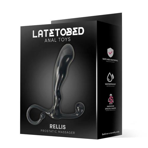 מעסה אנאלי  לפרוסטטה LateToBed - Rellis Prostatic Massager Black