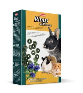 RINGS WITH LUCERNE מזון משלים לארנבים ננסים ומכרסמים קטנים