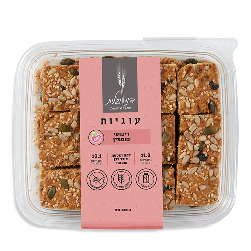 עוגיות ריבועי כוסמין - דני וגלית
