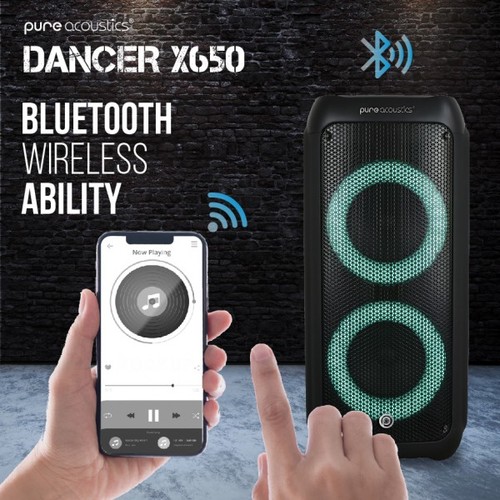  ‏בידורית קריוקי Pure Acoustics Dancer X650