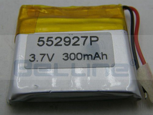 סוללה נטענת 3.7V 300mA ליתיום פולימר