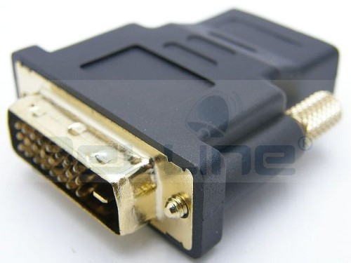 מעבר תקע DVI לשקע HDMI