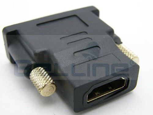 מעבר תקע DVI לשקע HDMI