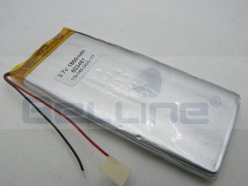סוללה נטענת 3.7V 1500mA ליתיום פולימר