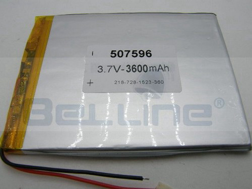 סוללה נטענת 3.7V 3600mA ליתיום פולימר