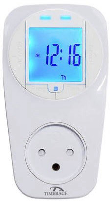 טימר דיגיטלי שבועי עם שקע 220V