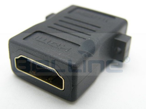 מעבר HDMI נקבה - נקבה עם אפשרות חיבור לקופסה