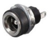 שקע DC שאסי פלסטיק לפנל 2.1mm
