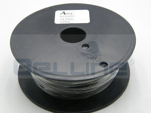 חוט רב גידי מצופה בדיל, צבע אפור 24AWG מחיר למטר