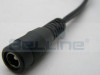 כבל + שקע יצוק DC 2.1MM