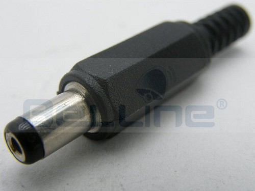 תקע 2.5mm DC על חוט