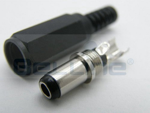 תקע 2.8mm DC על חוט