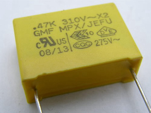 קבל 0.47uF/275V AC