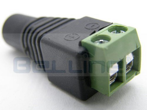 שקע 2.1 DC לטרמינל ברגים