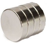 סט 4 מגנטים עגולים חזקים ניאודמיום 5/13mm