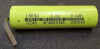 סוללה ליתיום 18650 נטענת 3.6V 2600mA עם תגיות להלחמה