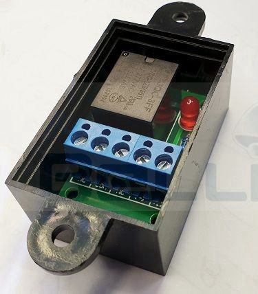 כרטיס ממסר 12v DC עם חיווי לד