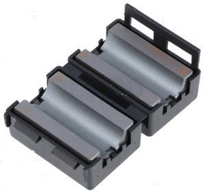 מסנן רעשים FERRITE לכבל עגול עובי 10mm